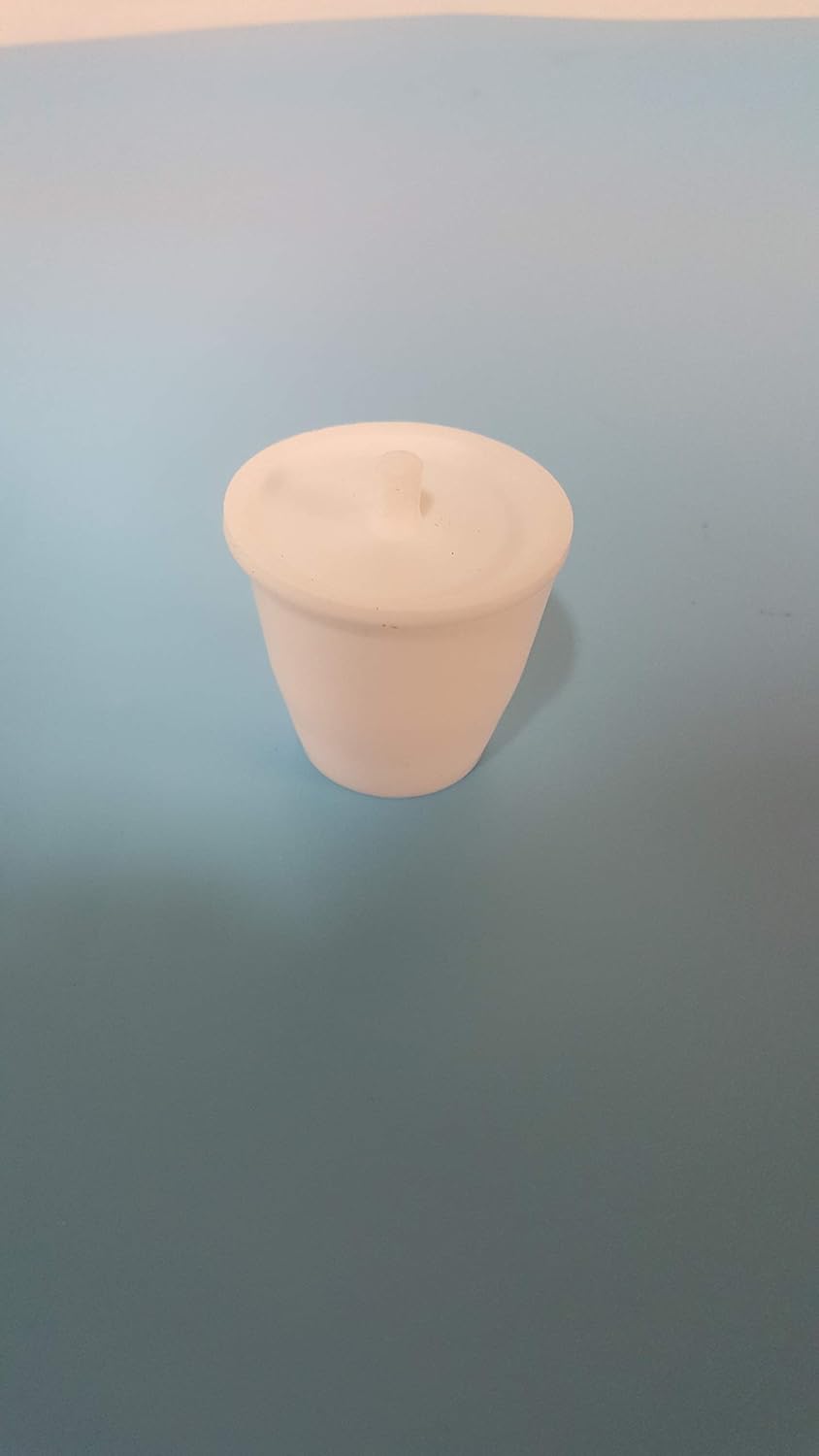Beyondsupply-Lab PTFE Teflon Crucible Pot with Cap Cover 50ml New