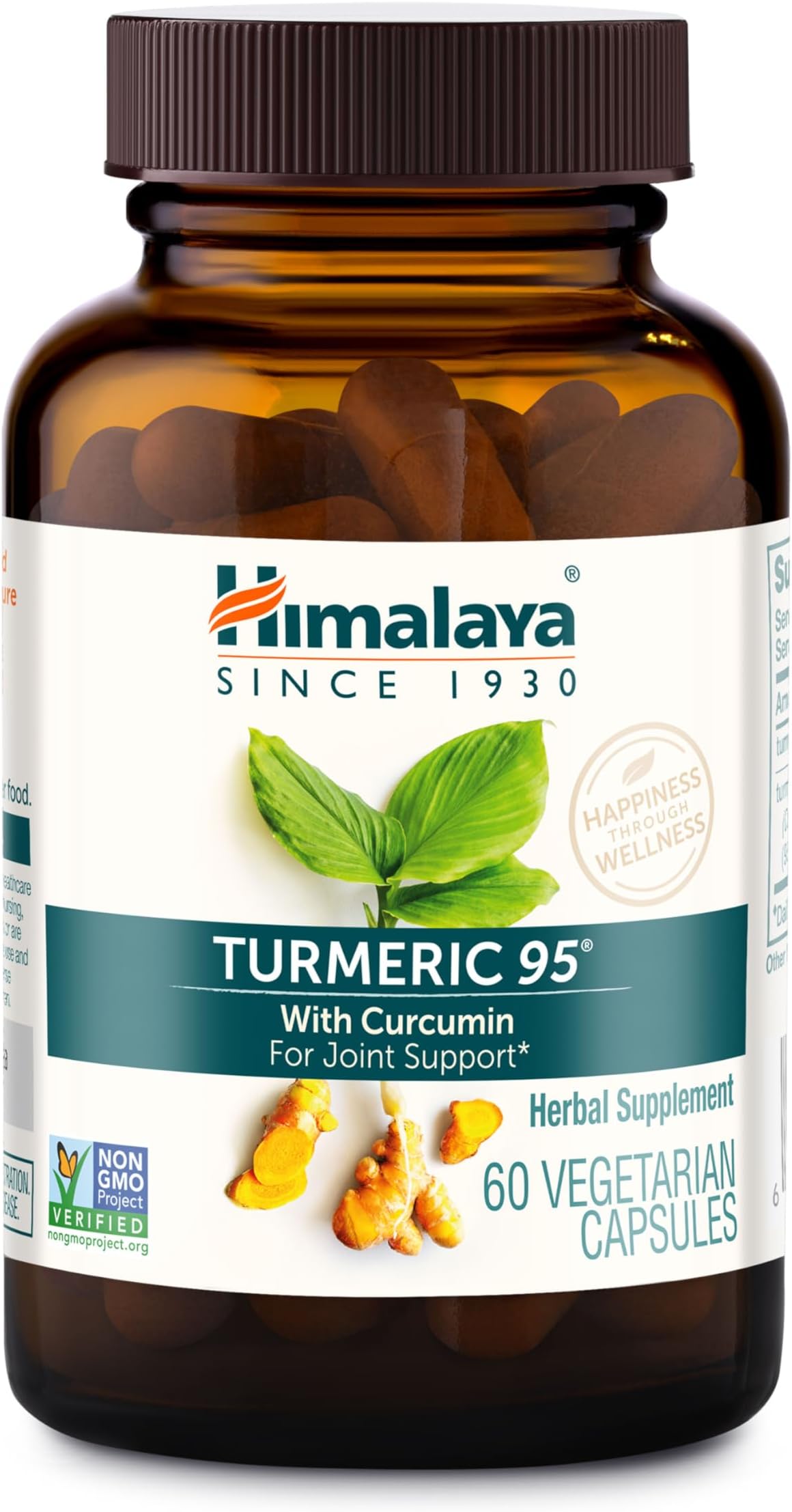 Himalaya Organic Turmeric Curcumin, 60 Capsules