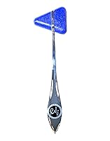 Vista 7 de EMI Taylor Tomahawk Percussion Medical Reflex Hammer 7 1/2 pulgadas con mango cromado, construcción de acero inoxidable, herramienta de prueba