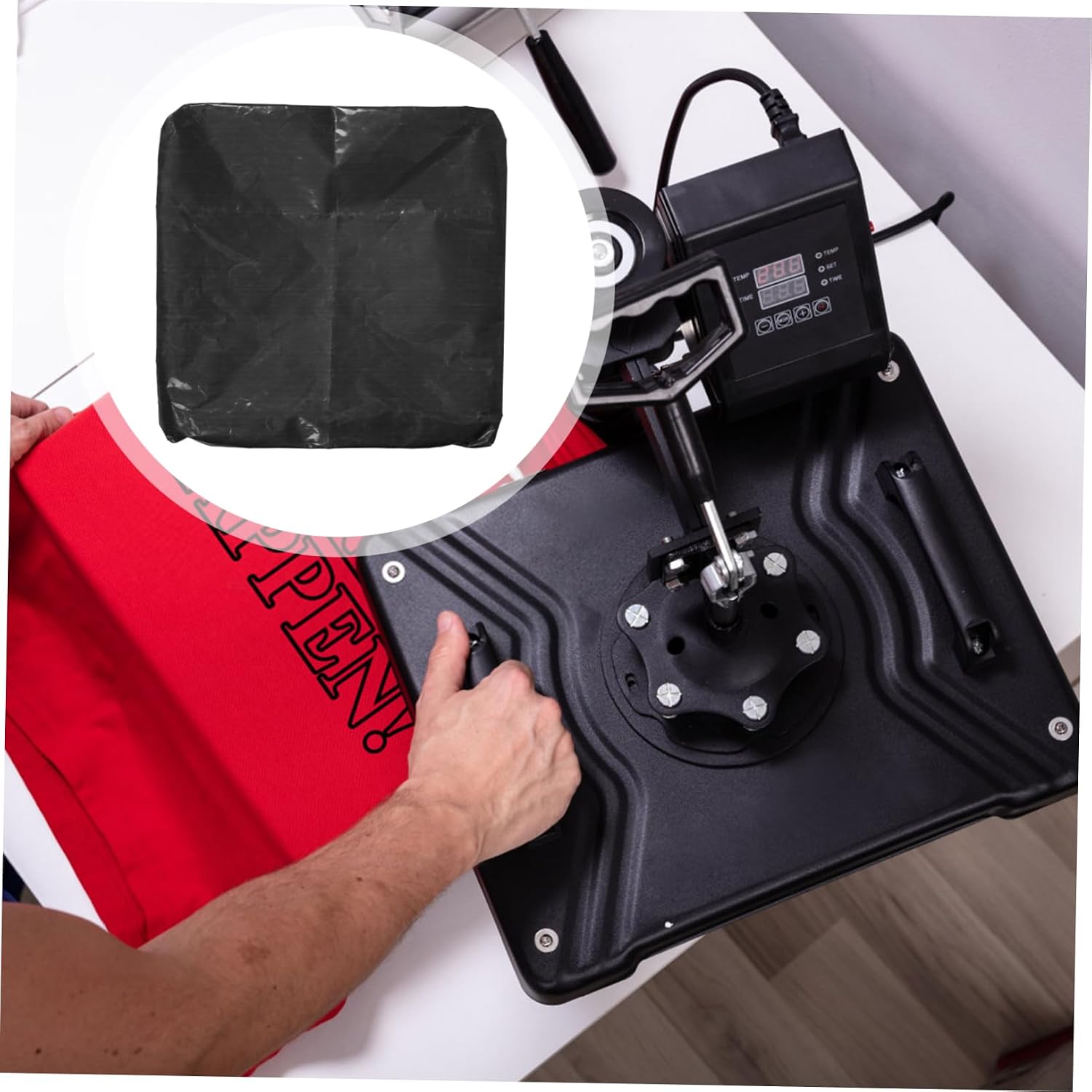 STOBOK 3pcs Heat Press Tool Protector Sublimation Machine Cover Heat Press Accessory Safe