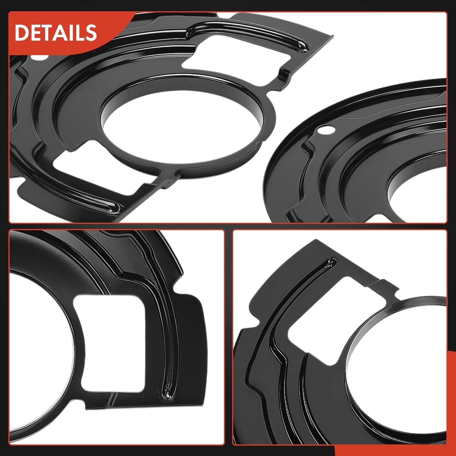A-Premium Front Driver and Passenger Side Brake Dust Shield Compatible with Nissan Models - Altima 2002-2007, Maxima 2004-2008, 2-PC Set