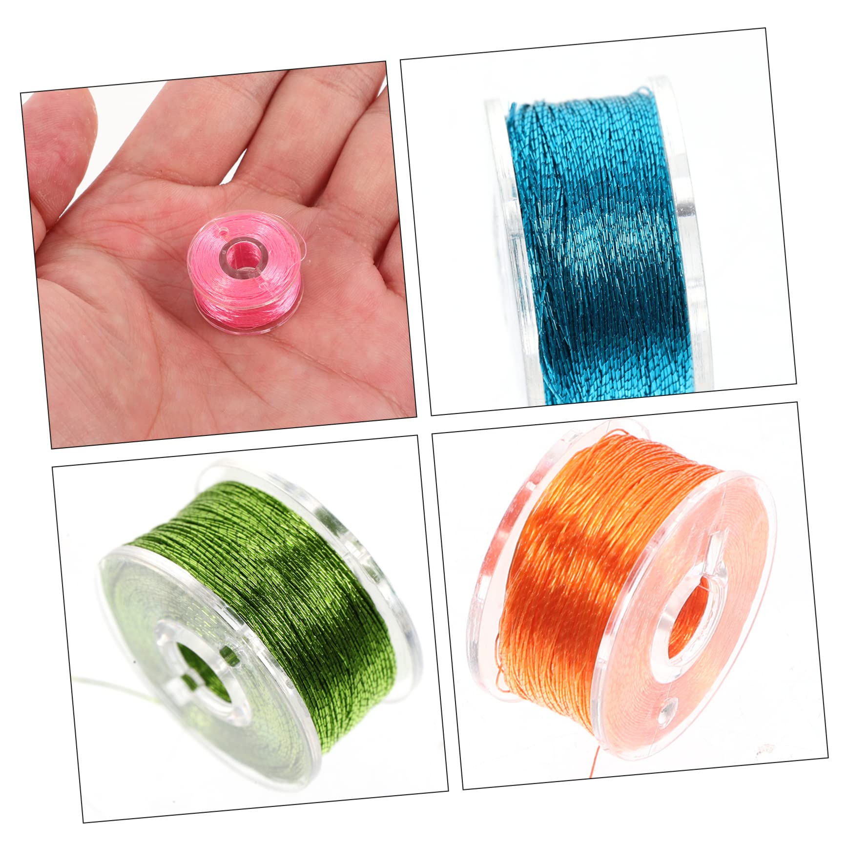 SHINEOFI 75 Rollos hilo de bordar hilo de coser de poliester bordado bricolaje hilos hilo de bordado embroidery kit embroidery thread hilos de bricolaje hilo de coser casero el plastico
