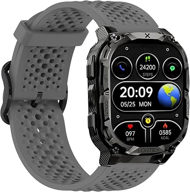 Lamshaw Compatible with CARBINOX Vortex bands, Silicone band with Metal Buckle Compatible with CARBINOX Edge, Vortex, X-Ranger, Vortex, Vesta, Blaze Round, Blaze S, Blaze Square Smart Watch