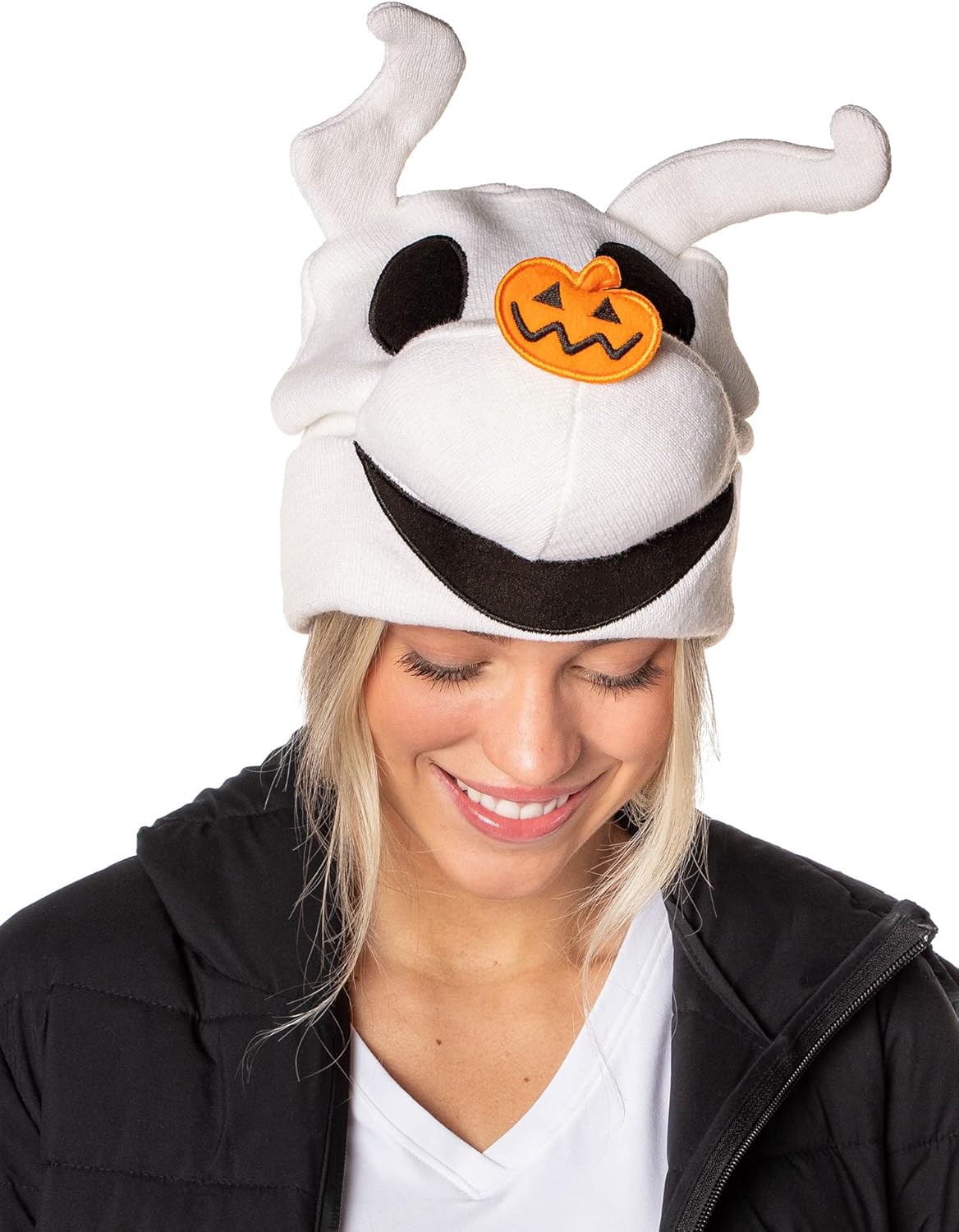 Disney The Nightmare Before Christmas Zero The Dog 3D Character Cuff Beanie - Image 4