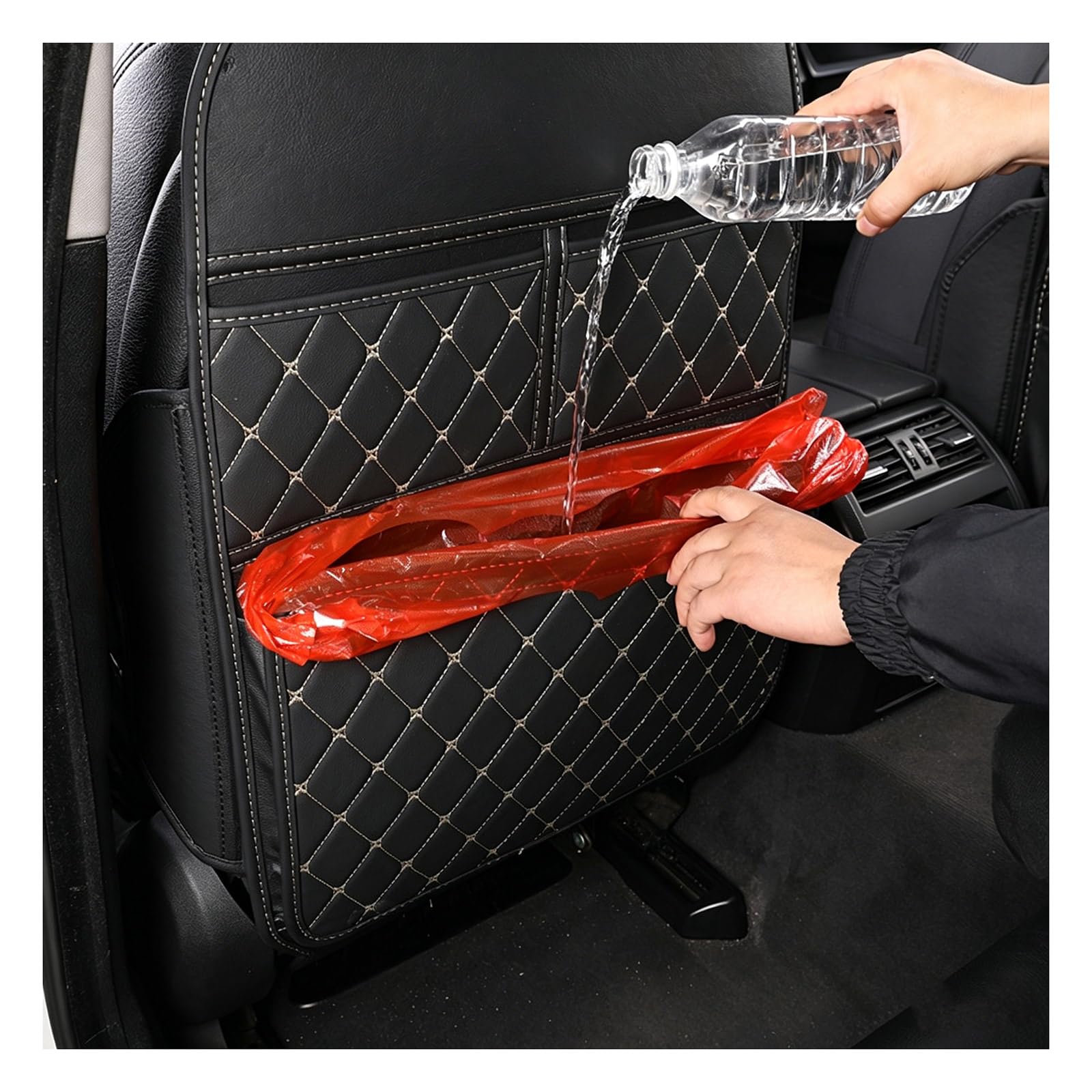 Protezione Sedile Auto Bambini, per Dacia Bigster 2025-2026 SUV Coprisedile Posteriore Impermeabile Organizzatore Tasche Salva Sedili Accessori,A