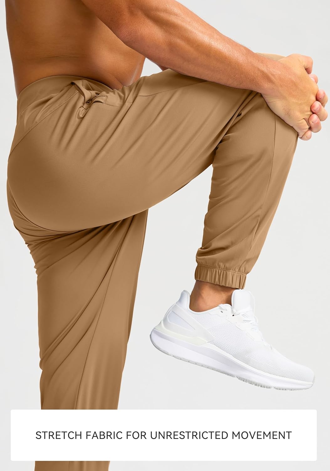 Soothfeel Men's Joggers with Zipper Pockets Golf Joggers Lightweight Sweatpants Athletic Workout Pants for Men Track - Image 4