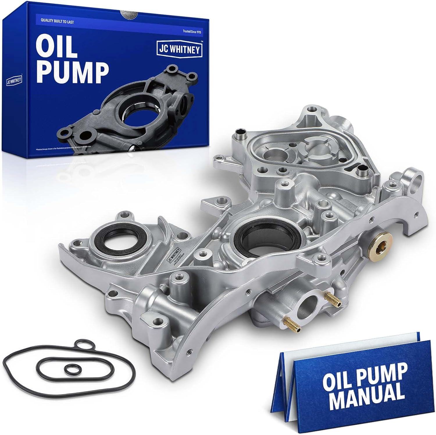 JC Whitney JFBAJCWOIP00069 Engine Oil Pump - Compatible with Honda Prelude 1992-2001 - 2.2L 2.3L