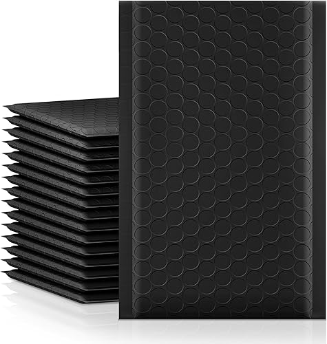 Fuxury 100 sobres de burbujas sobres acolchados de burbujas de 6 x 10 pulgadas sobres de correo impermeables autosellantes acolchados de burbujas