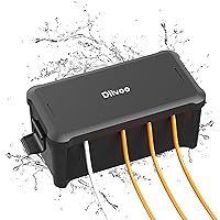 Vista 1 de Diivoo Cubierta de Cable de Extensión Mediana Resistente a la Intemperie, Protector de Enchufe Exterior Impermeable, Caja de Cable de Extensión