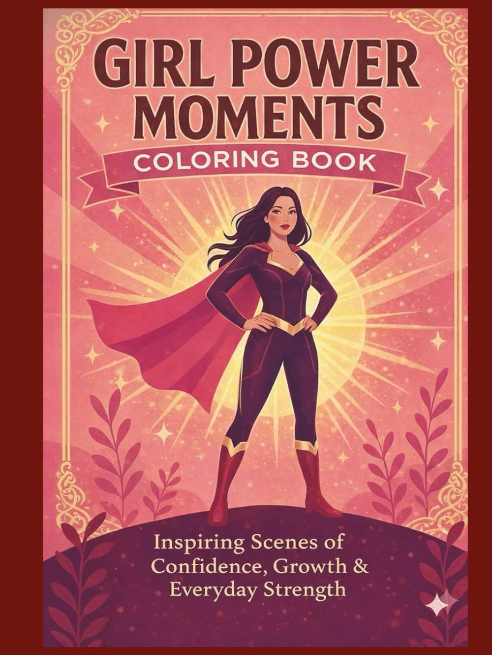Girl Power Moments Coloring Book: Inspiring Scenes of Confidence, Growth & Everyday Strength