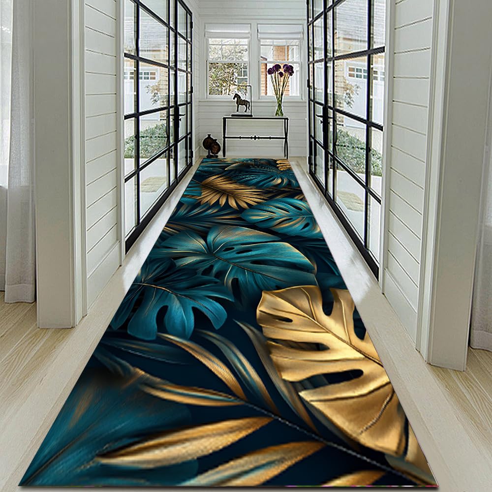 Tappeto Cucina Antiscivolo Lavabile Tappeto Corridoio Lungo 80×200 cm Tappeto Passatoia Corridoio Tappeti Runner Passatoia per Camera da Letto Soggiorno Cucina Lavanderia Tappeto Runner
