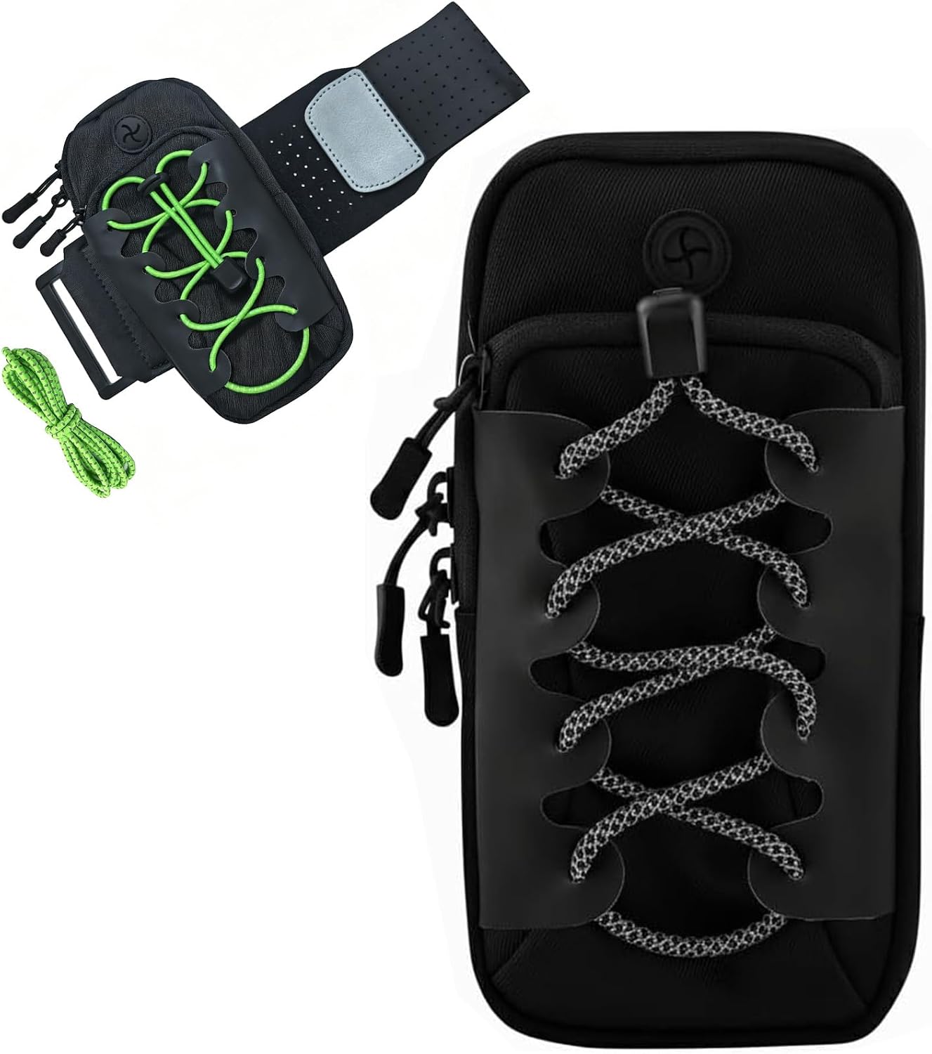 Frame Bag for Electric Dirt Bike - Waterproof 600D Oxford Cloth Ebike Phone Pouch for Surron, Talaria, Tuttio, Yozma, E Ride Pro with Replaceable Reflective Elastic Cord
