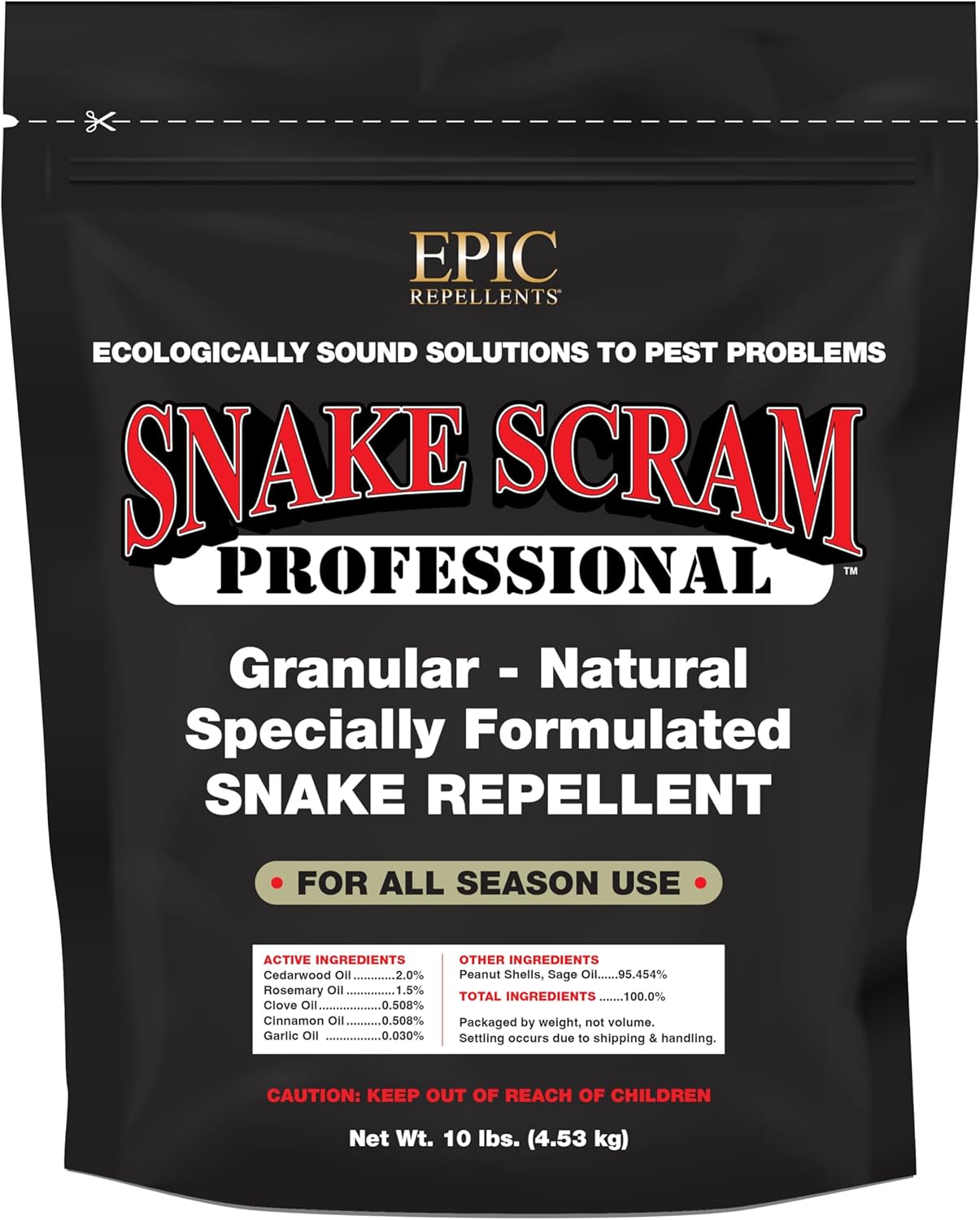 Epic Snake Scram Professional (Repellent) 10lb Bag