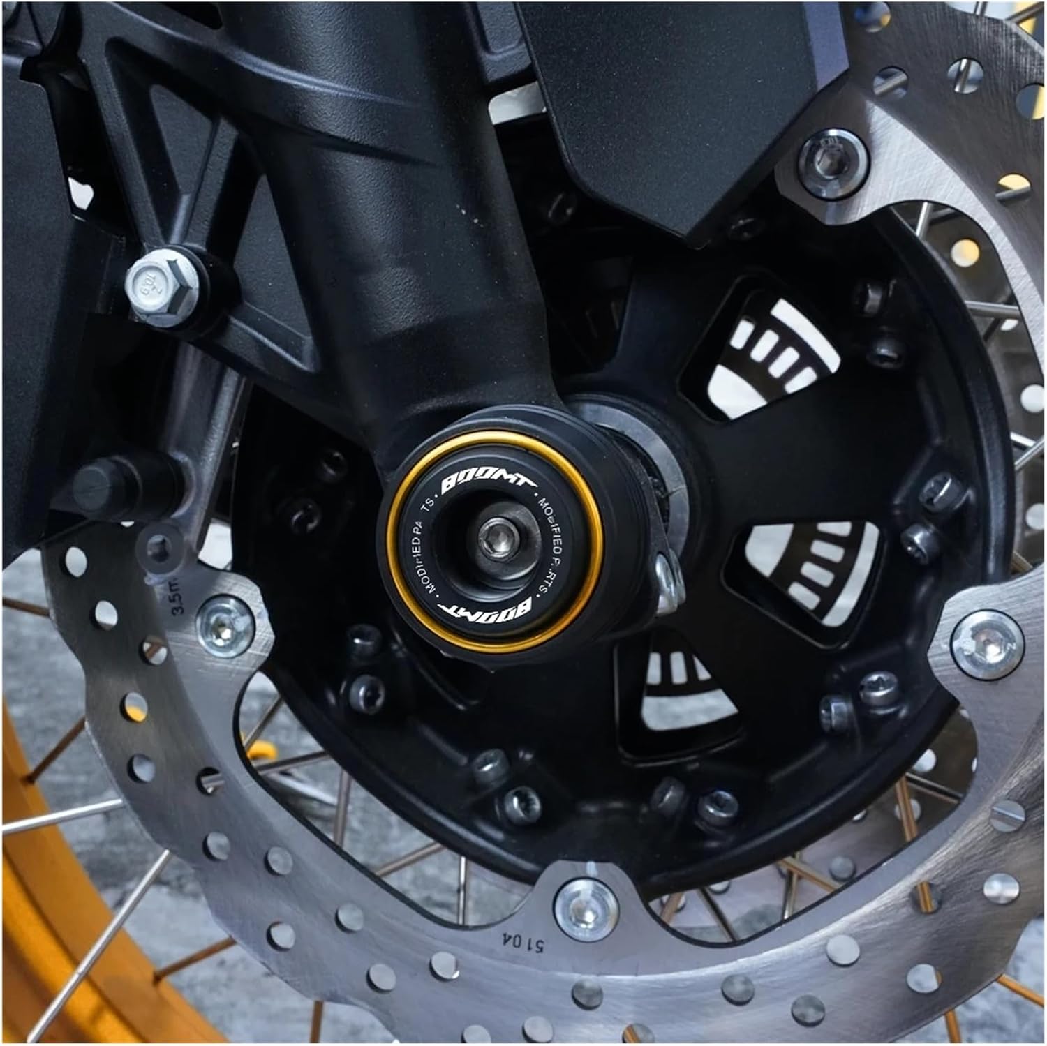 Motorcycle Falling Protection For CF&MOTO 800MT CF MT800 2023-2026 Motorcycle Front Wheel Axle Sliders Crash Protector Pad Accessories