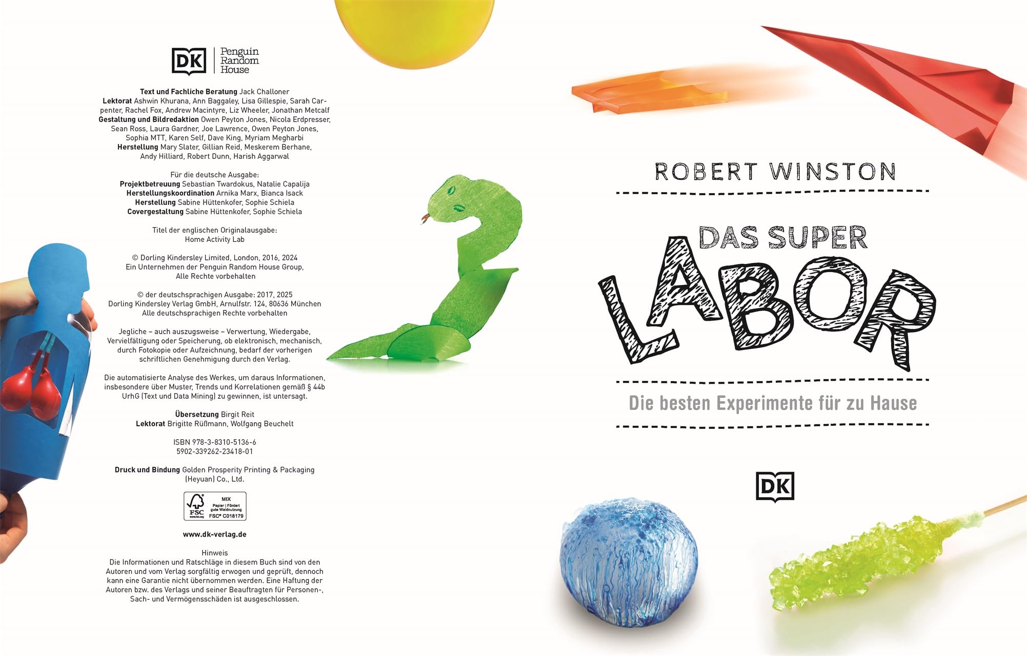 Das Superlabor: Die besten Experimente für zu Hause. 30 MINT-Projekte, die Spaß machen. Natur und Technik spielerisch verstehen. Für Kinder ab 7 Jahren