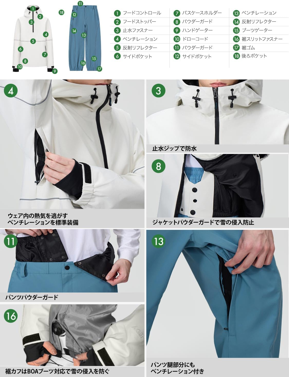 DLITE] ディライト スノーボードウェア 上下セット [ メンズ