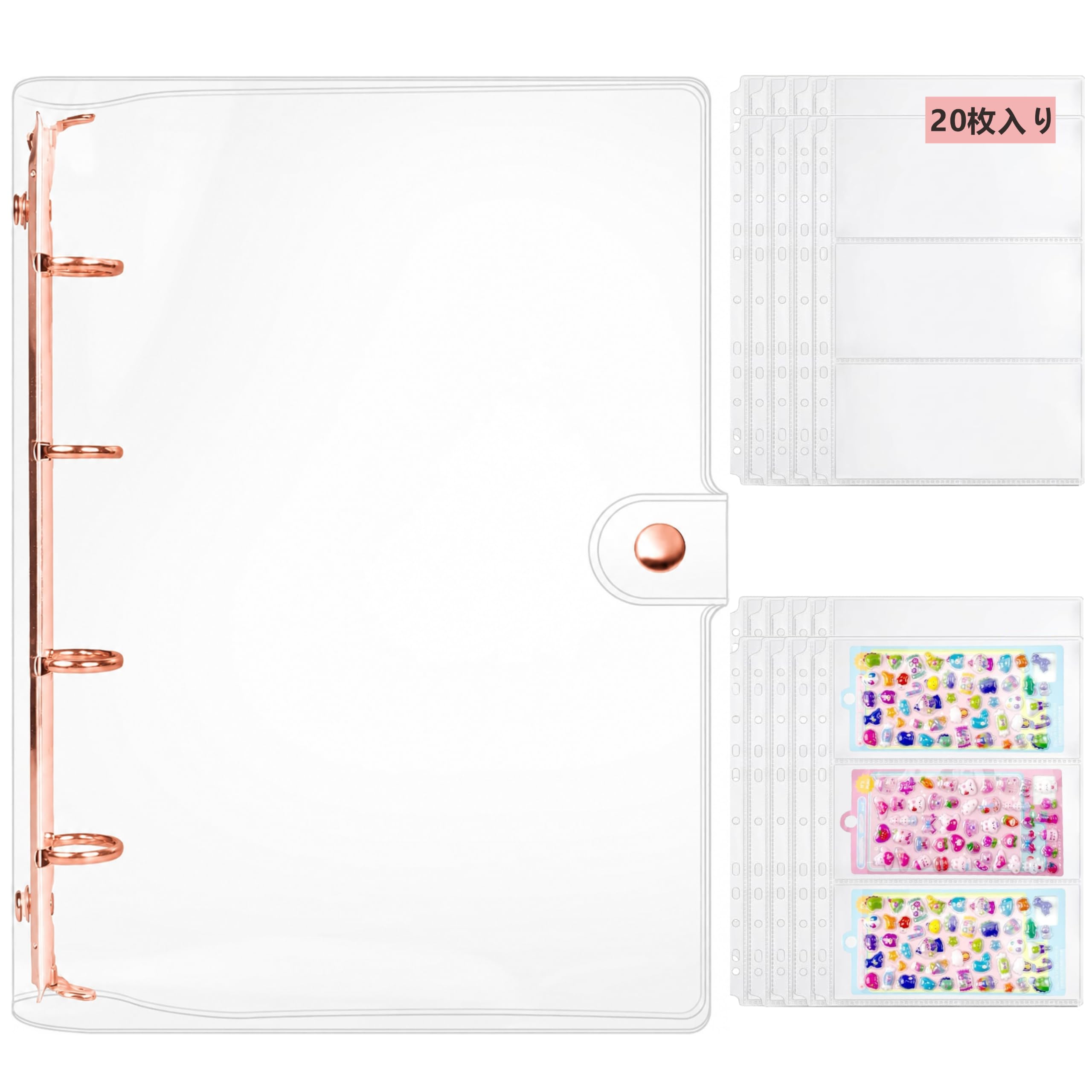 A4のシール帳 Amazon.co.jp: A4 シール帳 シール収納ファイル 20枚リフィル付き 大