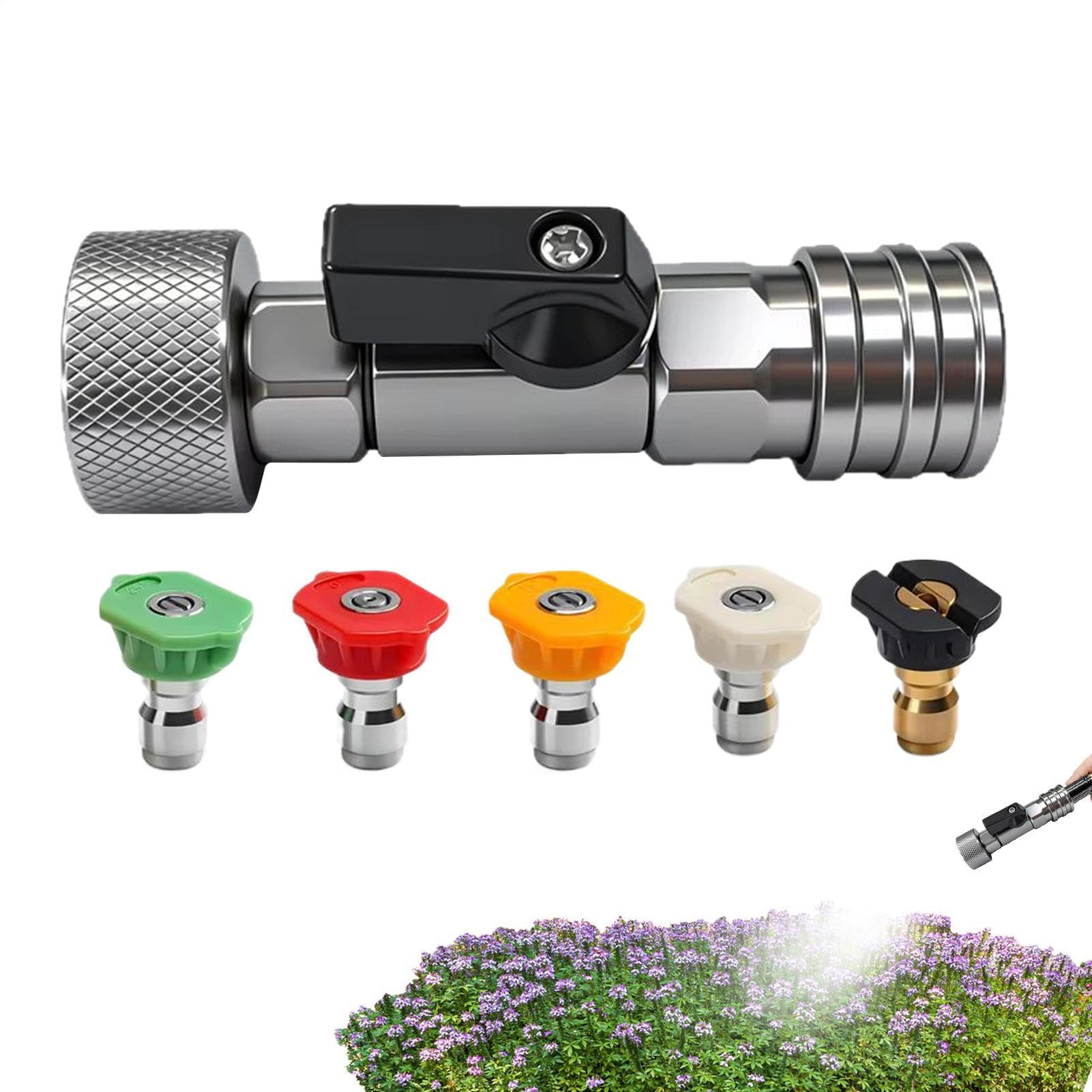 Raccord rapide de tuyau étanche et adaptateur d'irrigation anti-fuite 1,9 cm