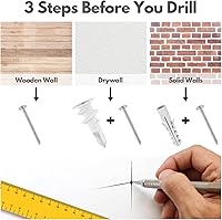 Vista 6 de Paquete de 2 ganchos de pared de madera de goma natural de 25 libras para colgar abrigos, toallas, sombreros, bolsos, bolsos, ganchos para abrigos