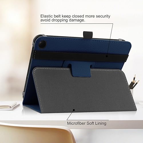 Miniatura 5 de Funda universal para tablet Fire HD 8 20202022 y Fire HD 8 Plus 20202022 20202022 con soporte folio y correa de mano funda protectora para tableta