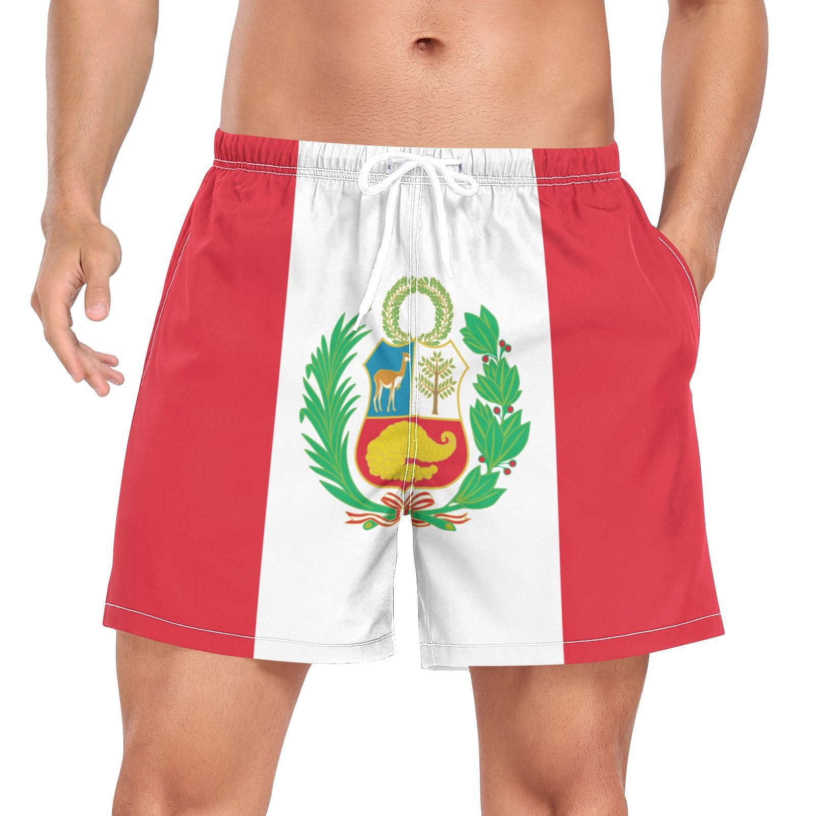 Pantalones cortos de playa de secado rápido con acabados premium de Perú 8