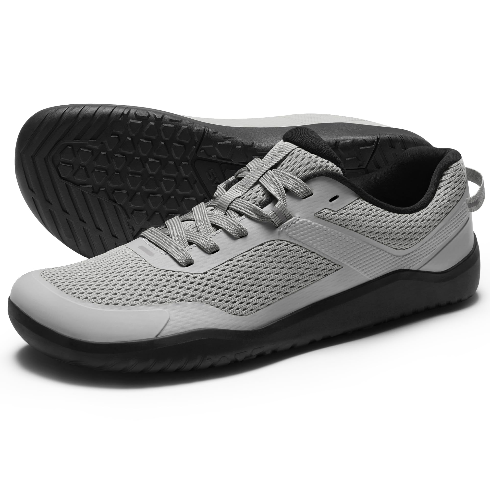 AIRHAS Mens Zero Drop Barefoot Shoes Anatomical Tox Box Trail Running Sneakers for Men Gym Workout Cross Training Shoes — view 9