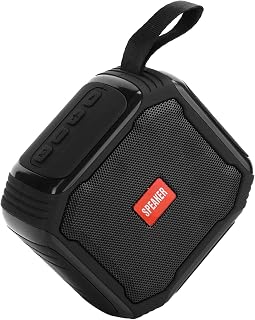 GOWENIC Mini Stylish Bluetooth Portable Speaker, Outdoor Travel Wireless Speaker with with Handle Clear Stereo Sound BXS for Phone/laptop/Tablet PC (Black LR063682)