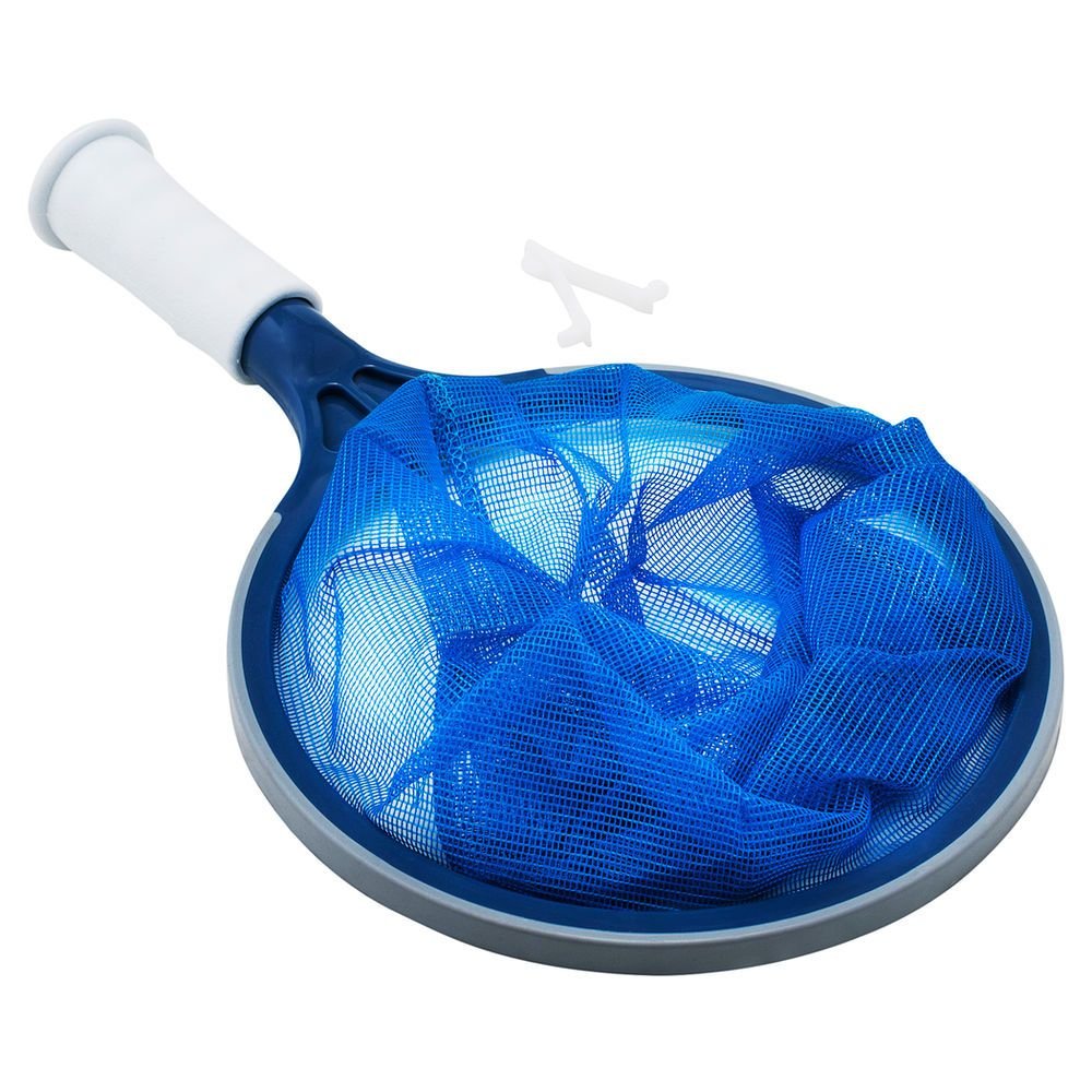 Life Épuisette de fond + manche télescopique pour piscine et spa à massage rigides ou gonflables (Teuco, Jacuzzi, Intex, Bestway, etc) - Expédition immédiate