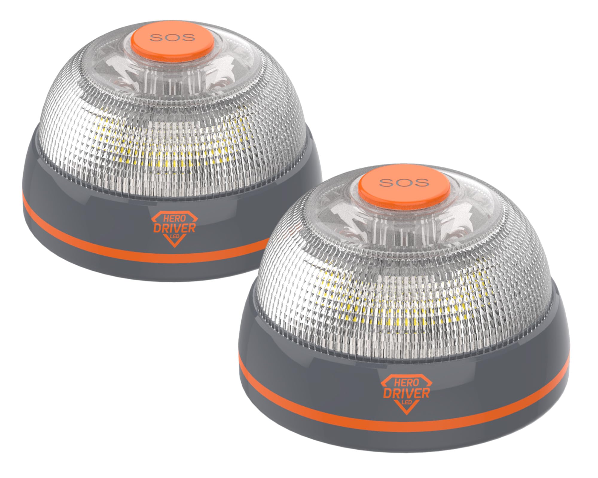 Pack 2X Baliza V16 Conectada y Geolocalizada – Homologada DGT 3.0 – Sin Suscripciones hasta 2040 – Luz Emergencia Coche – Obligatoria Desde 2026 – SIM Vodafone Incluida