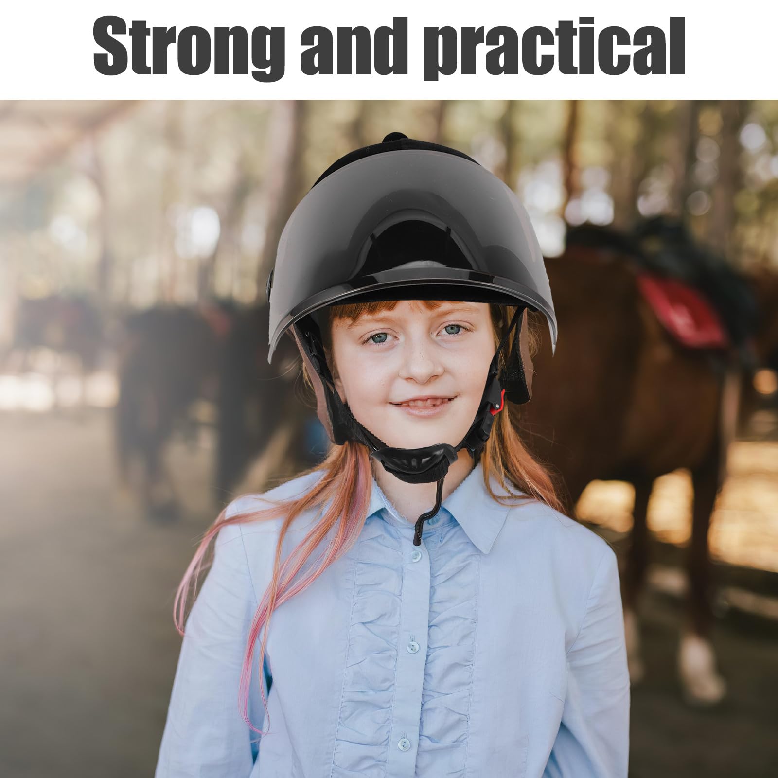 Gatuida Casco da equitazione per bambini - Casco da equitazione per bambini, protezione di sicurezza per e ciclismo