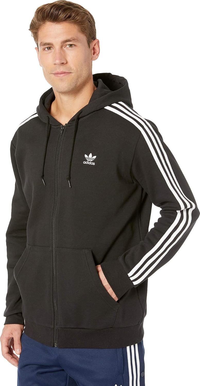 adidas Originals Men's 3-Stripes Zip Hoodie