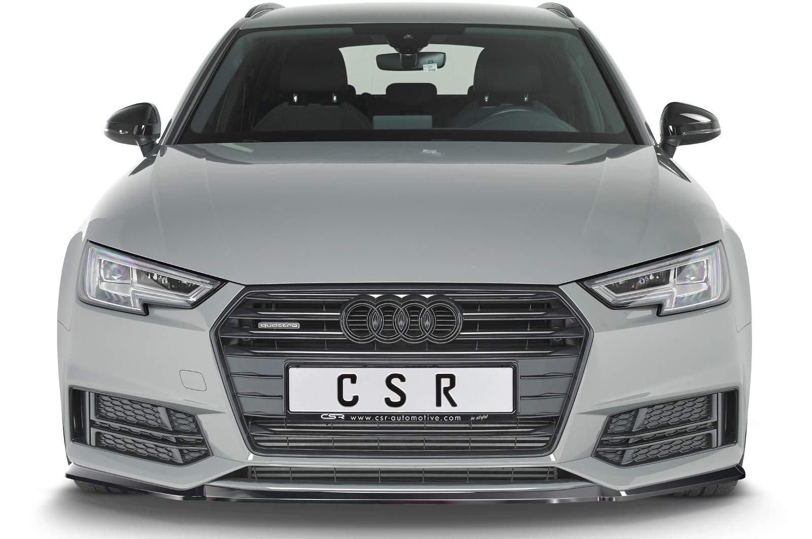 CSR-Automotive Cup-Spoilerlippe mit ABE Kompatibel mit/Ersatz für Audi A4 B9 8W S-Line / S4 B9 8W CSL377-G