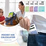 20 Pack Pocket Calculator Small Battery Powered Basic Calculator Bulk Mini Size 4 Function Calculators Hand Held for Students Kids School Home Office in