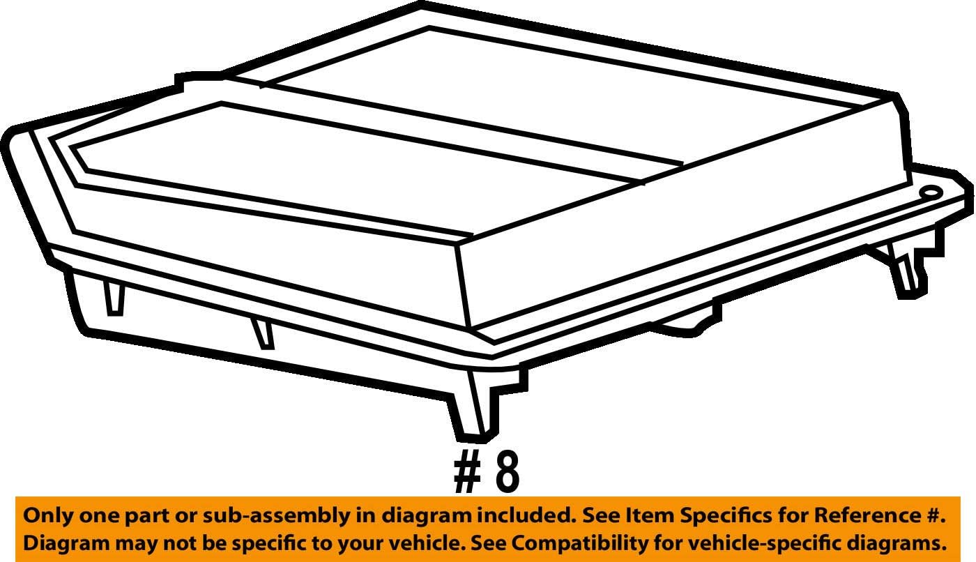 Genuine Honda 17220-5A2-A00 Air Cleaner Element Assembly