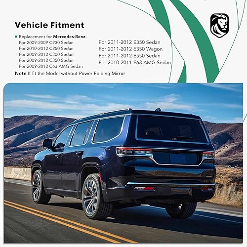 Miniatura 4 de YHTAUTO Interruptor de ventana principal eléctrico de repuesto para Mercedes-Benz C230 C250 C300 C350 C63 E350 E550 E63 AMG 2009-2012, 3 pines, sin