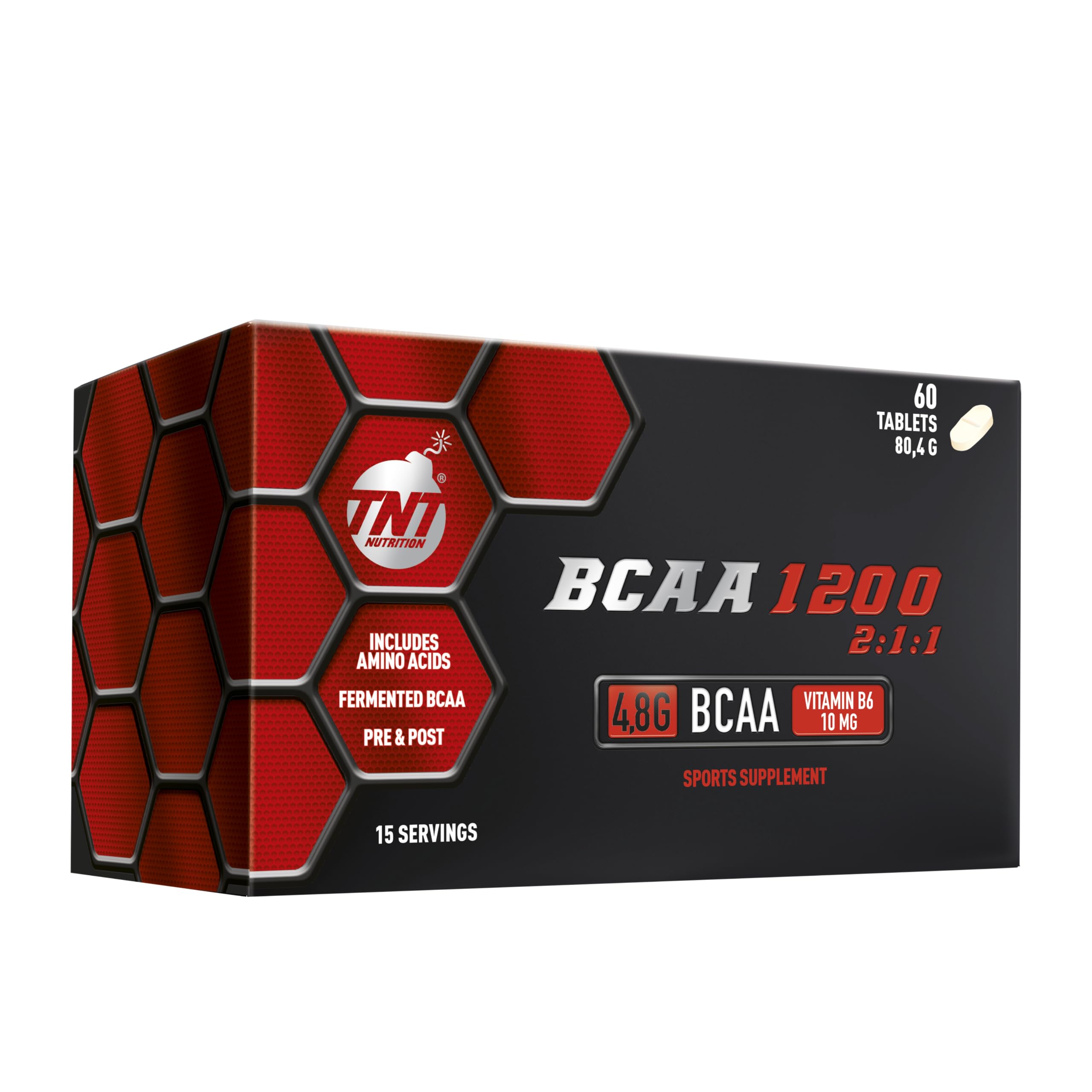 TNT Nutrition BCAA 1200 2:1:1 60 Tablet Amnio Asit BCAA