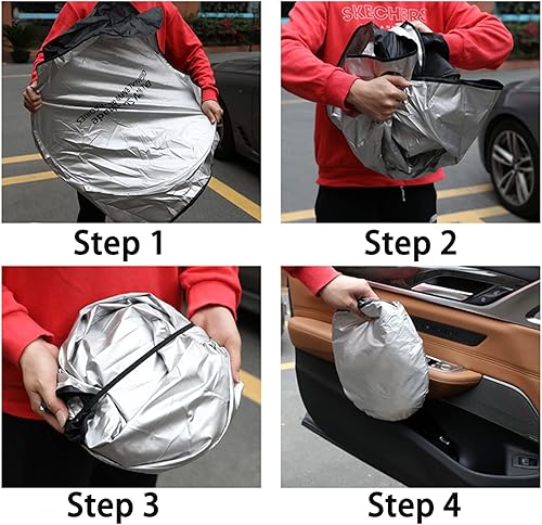 Miniatura 8 de JINYISI for Dacia Duster Logan MCV Sandero Stepway Dokker Lodgy Car Accessories,Auto Car Front Rear Window Visor Windshield Block Cover Car Sunshade