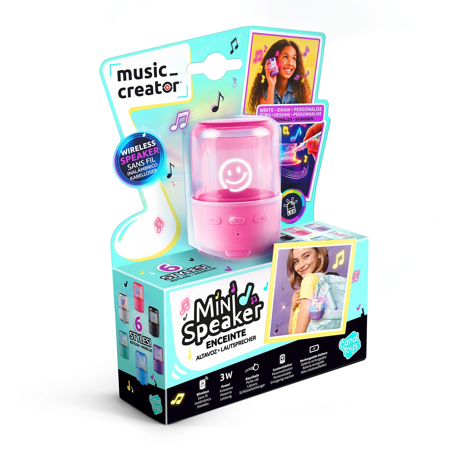 Canal Toys - Music Creator - Mini Speaker Bluetooth - Bambini 8+ - INF 059