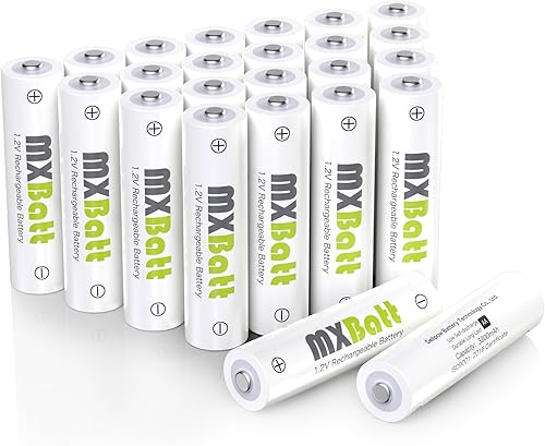 Baterías AA recargables precargadas de alta capacidad 3300mAh NiMH Doble A Batería 1.2V Baja autodescarga Paquete de 24, para teléfonos
