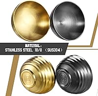 Vista 3 de Cuencos de acero inoxidable 18/8 de 17 onzas, de doble capa, con aislamiento, para sopa de fideos, arroz, ensalada, cuencos de metal para aperitivos