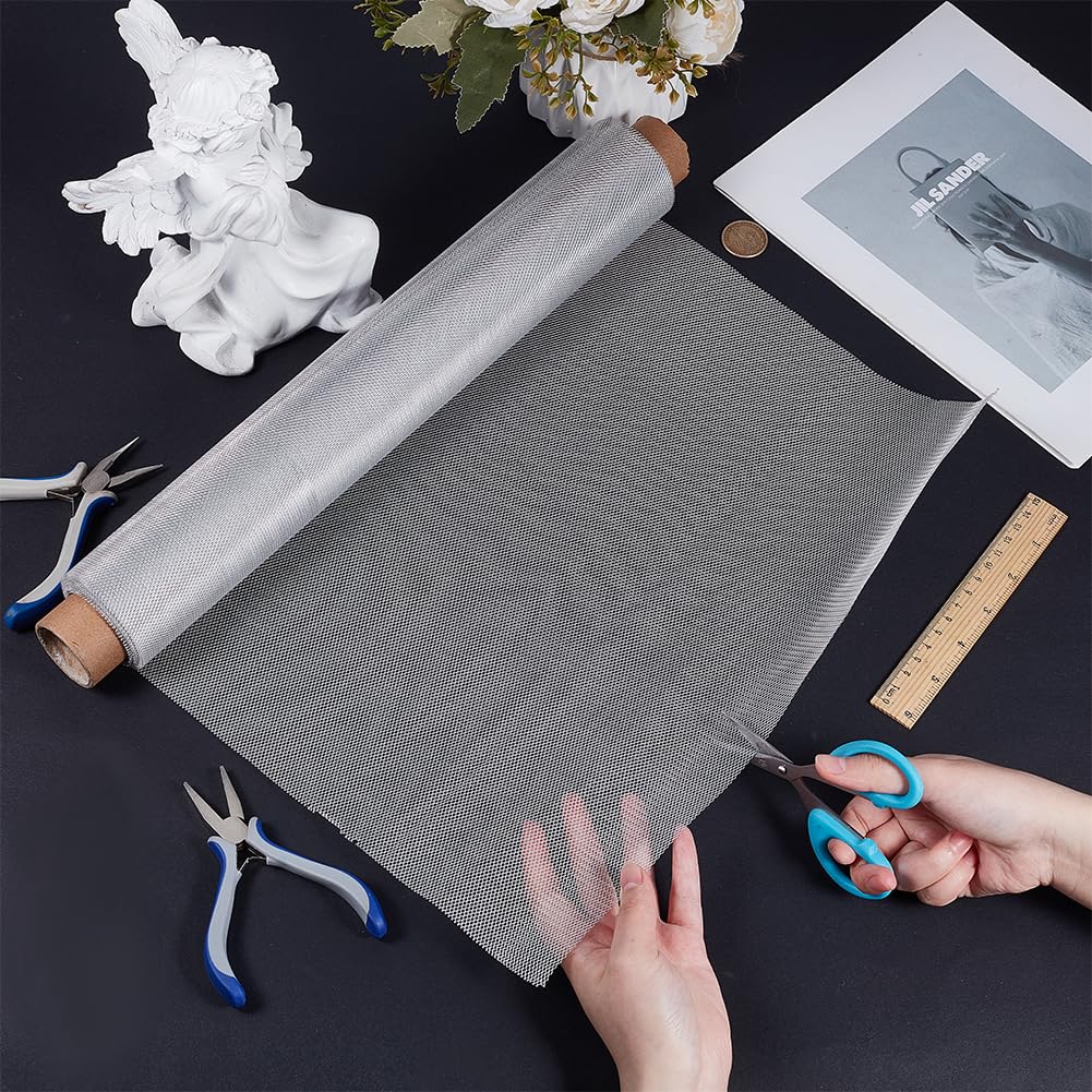OLYCRAFT Aluminum Sculpting Wire Mesh 15.8 Inch by 16.4 Feet Metal Mesh Sheet Wire Mesh Roll for Sculpting Clay Craft 0.3mm Thick Sculpting Mesh Roll Mesh Screen for Arts and Craft - Image 3