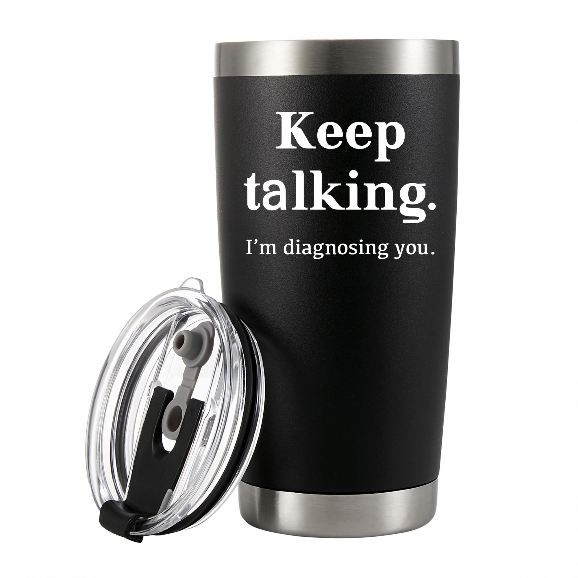 Tasse à Café En Céramique Blanche Avec Inscription « Keep Talking