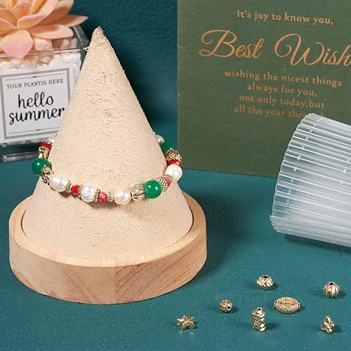 Miniatura 3 de Craftdady 180 cuentas espaciadoras de aleación, cuentas occidentales, cuentas tibetanas de oro claro, surtidas, cuentas de estrella Rondelle,