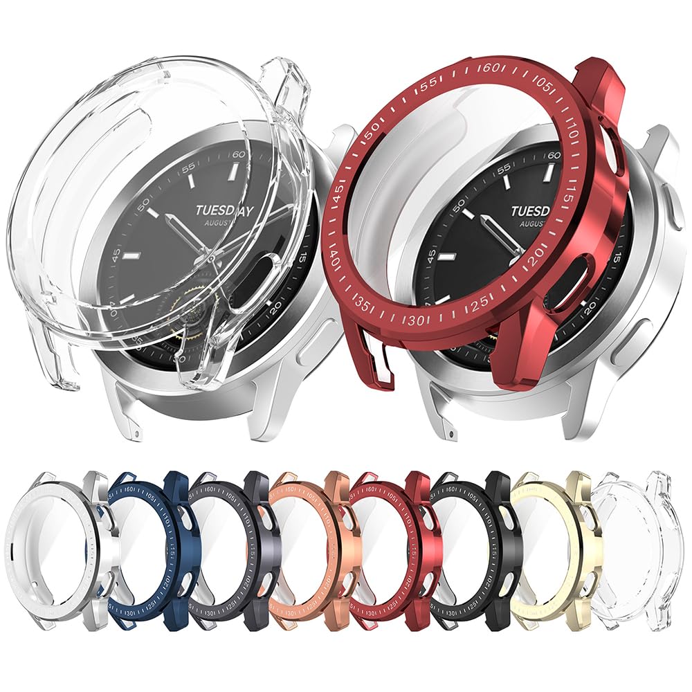 Coque De Protection En Silicone TPU Pour Xiaomi Watch S3 - Anti-Rayures, Anti-Chocs, Multi-Couleurs