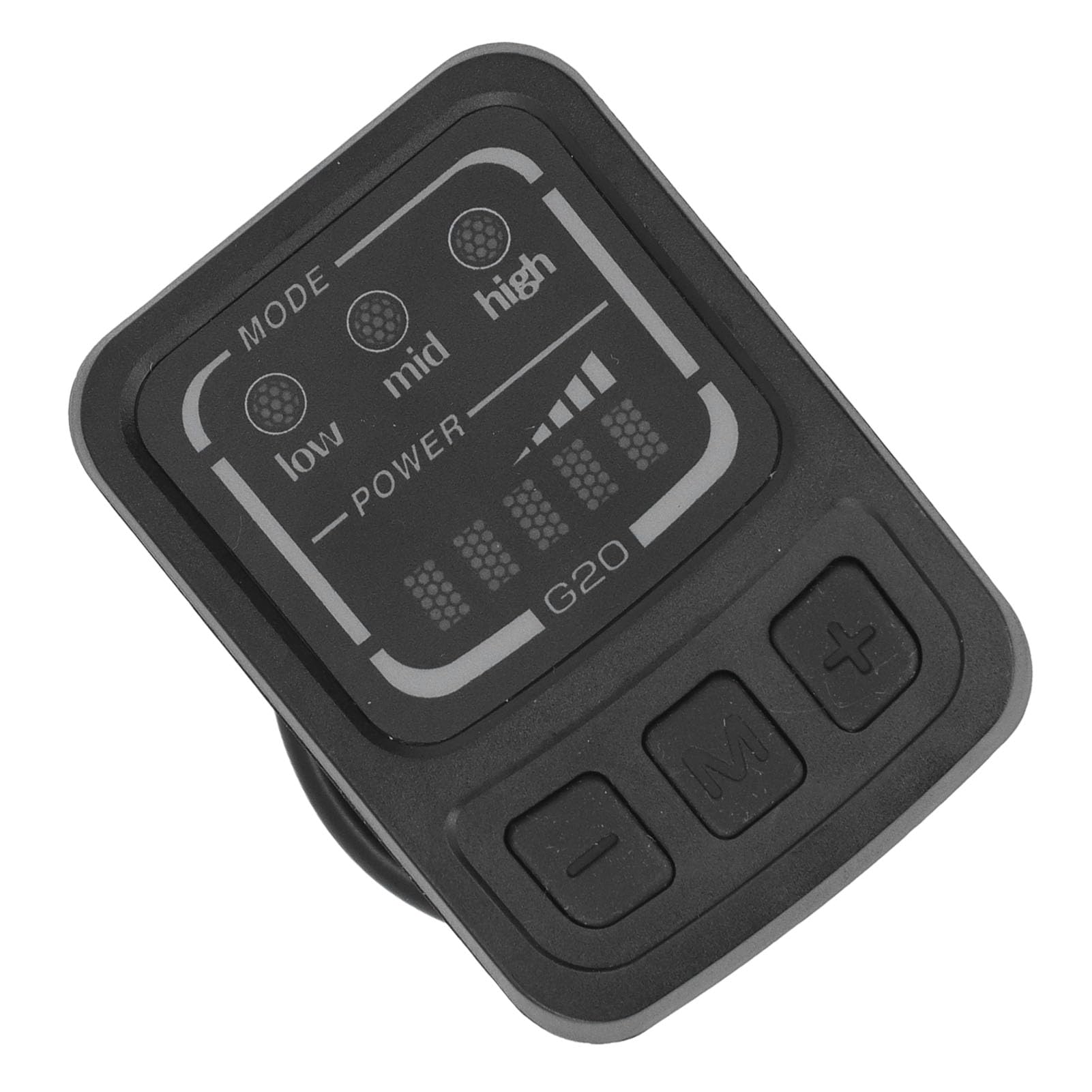 Akozon G20 F LED Display for Electric Bike, Scooter, ABS Material, Compact Design, Multifunction Display of Speed, Battery, Gear, Mileage