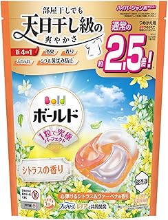 P&G ボールドジェルボール 4D 心弾けるシトラス&ヴァーベナの香り つめかえ 詰め替え 詰替 ハイパージャンボサイズ 27個入