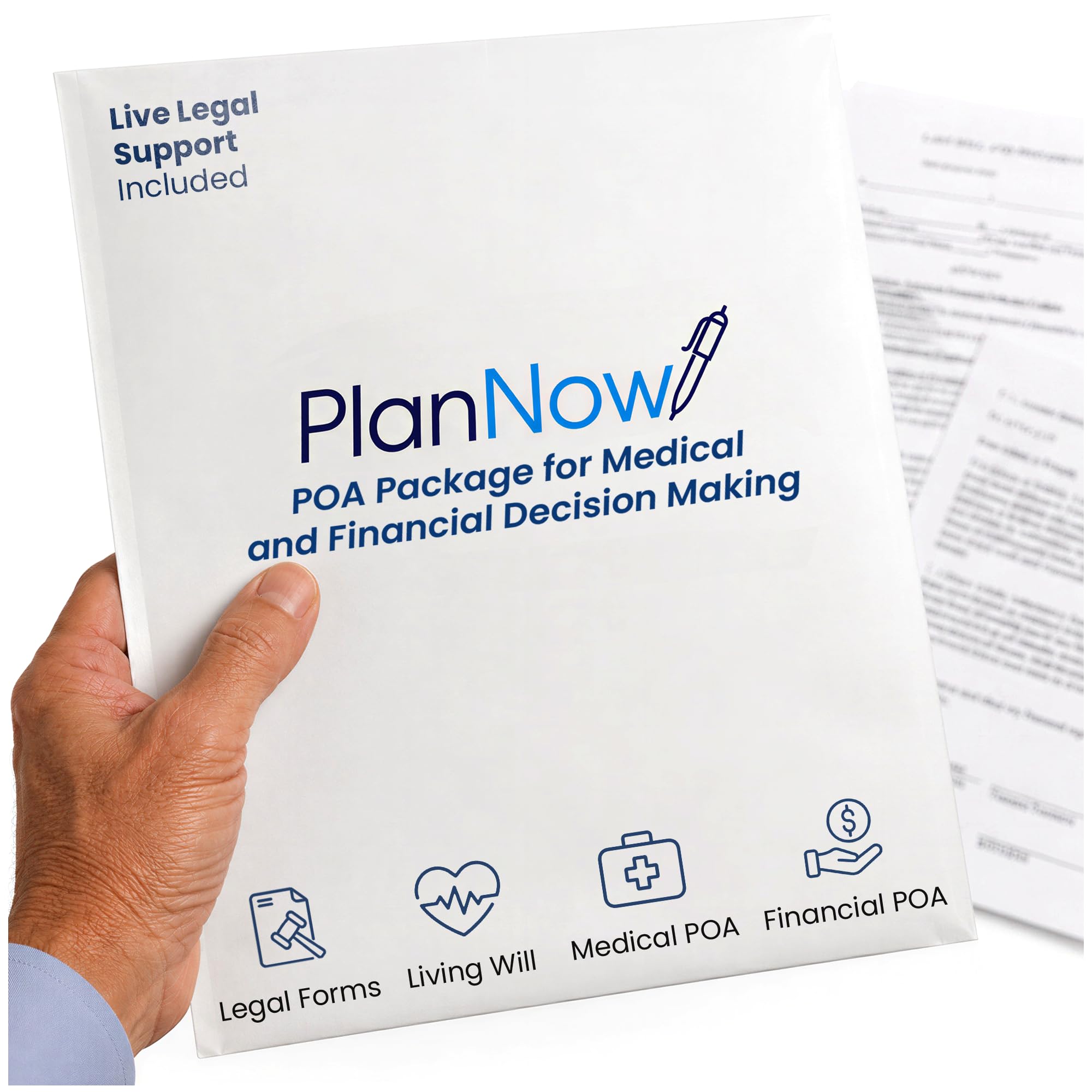 PlanNow Medical and Financial Power of Attorney Plus Pre-Alignment Forms - Easy Step-by-Step Guide Legal Forms Advance Financial & Health Care - Lawyer Approved - Live Support