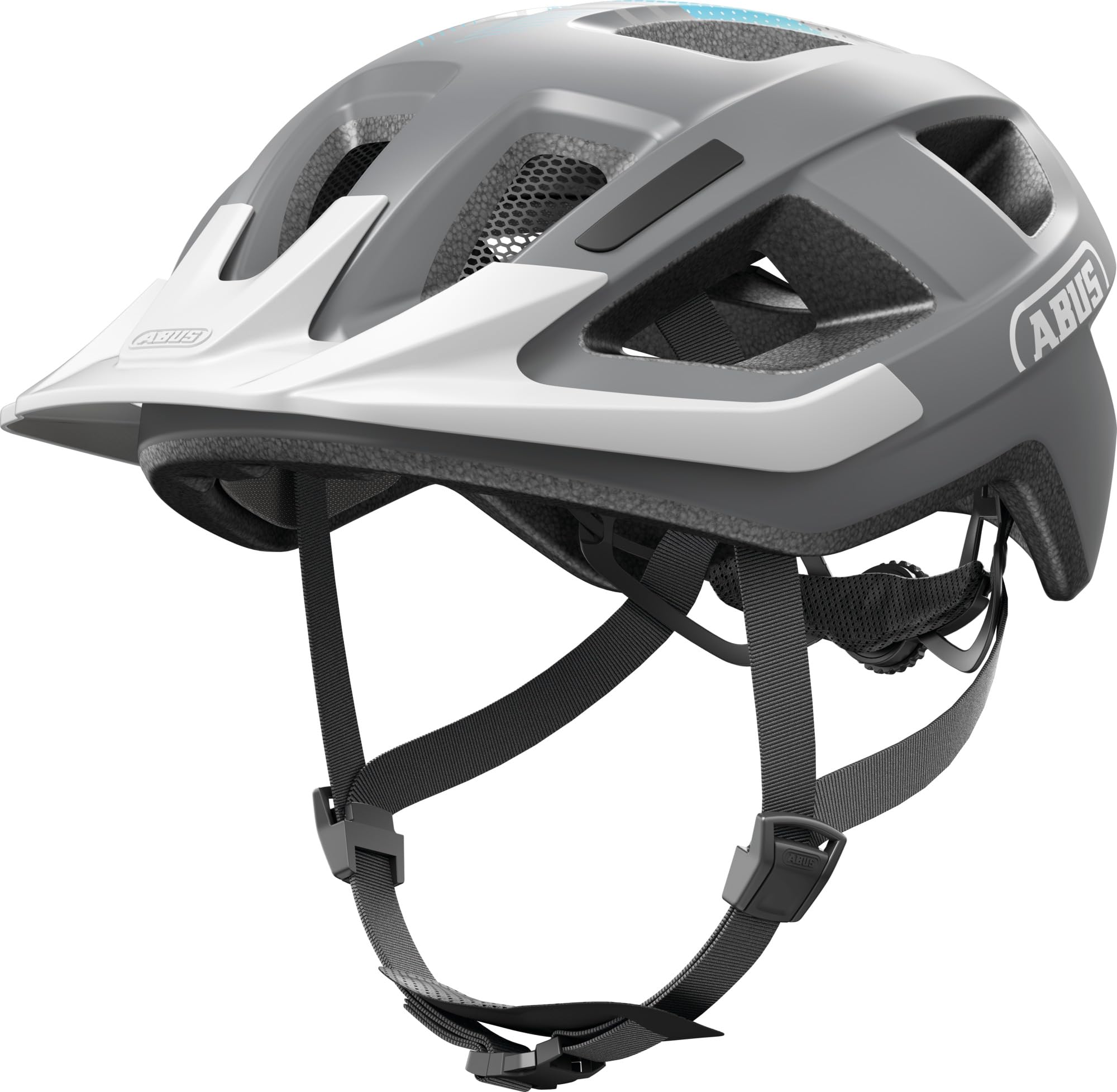ABUS Aduro 3.0 LED Bike Helmet - Sporty City Helmet in a Stylish Design for Everyday and Sporty Tours - with Rear Light - for Men and Women - Size S, Black
