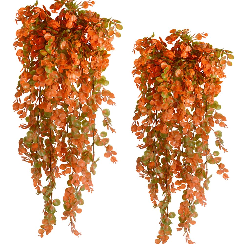 Plantes d'automne artificielles haut de gamme eucalyptus résistant UV
