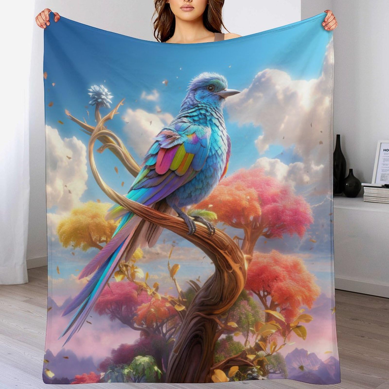 Manta de franela para sofá ideal para tardes de películas en el salón